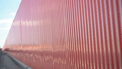 Protective shields on the track Stock Footage 135149182