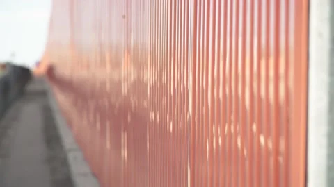 Protective shields on the track Stock Footage 135149261