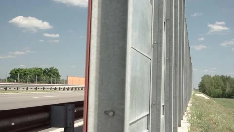 Protective shields on the track Stock Footage 135149409