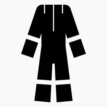 Protective suit. Stock Illustration
