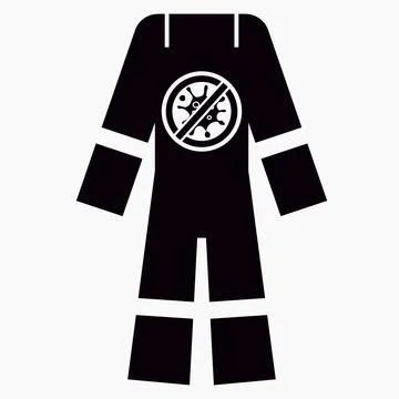 Protective suit. Stock Illustration