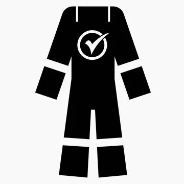 Protective suit. Stock Illustration