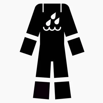 Protective suit. Stock Illustration