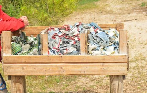 Protective work gloves. Stock Photos