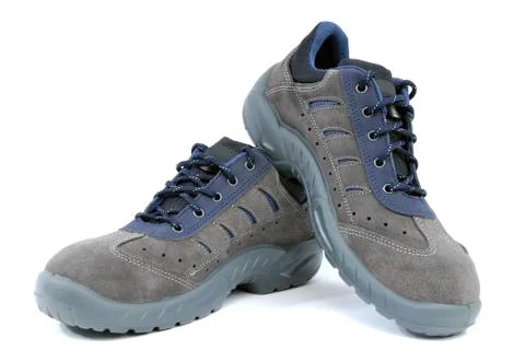 Protective work shoes Stock Photos