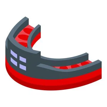 Protector mouthguard icon isometric vector. Dental guard Ilustración de archivo