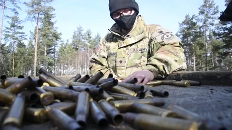 Protector RWS Live Fire - M1126 Stryker and Cougar MRAP (8) Stock Footage 162253697