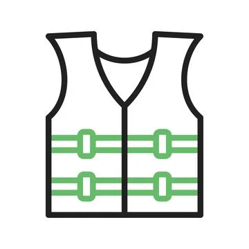Protector Vest icon vector image. Stock Illustration