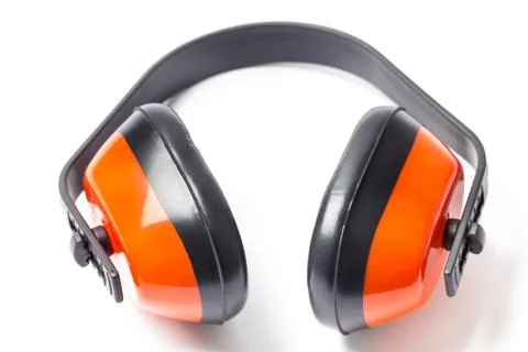 Protectove earmuffs Stock Photos