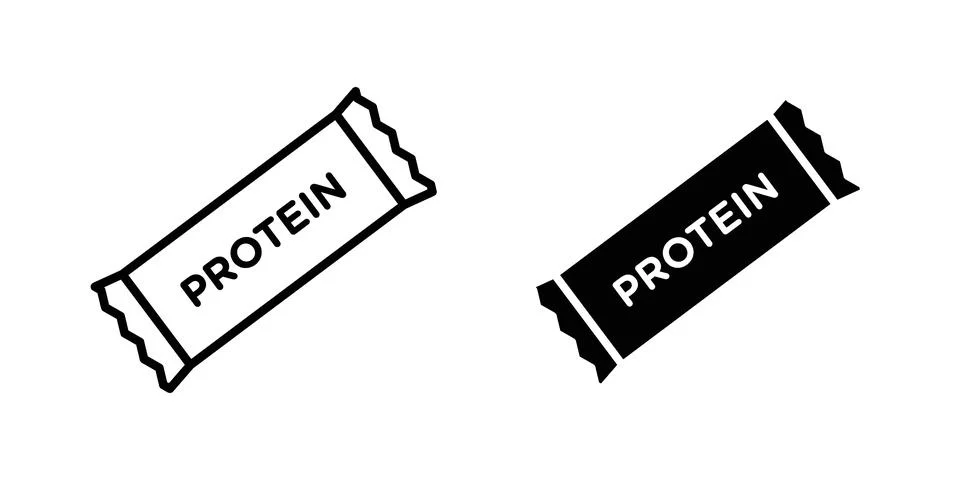 Protein bar icon vector design illustrations Stock Illustration