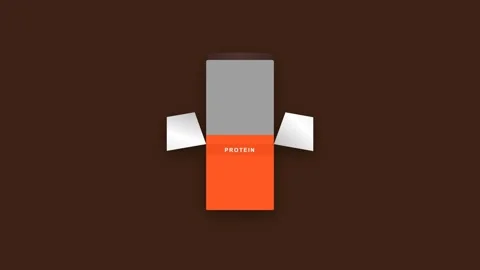 Protein Bar Unwrapping Motion Graphic with Detailed Chocolate Coating on Br.. Видео 346007200