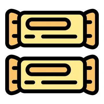 Protein bars providing essential nutrients for active lifestyles Stock Illustration