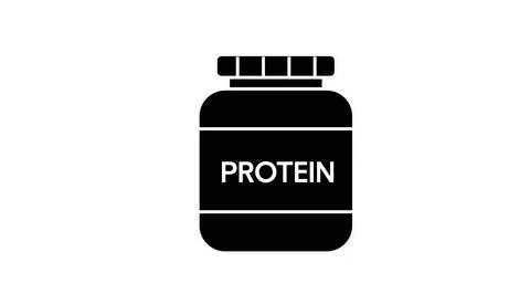 Protein Bottle Stock Illustration