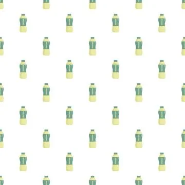 Protein bottle repeating pattern for fitness background 스톡 일러스트