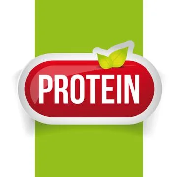 Protein button or pill vector Stock-Illustration