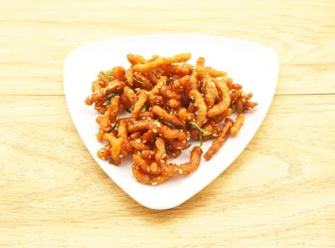 Protein crispy fried Stock Photos