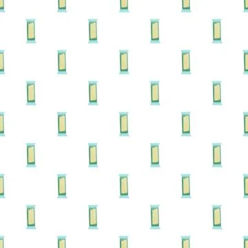 Protein energy bars seamless packaging pattern Stock Illustration