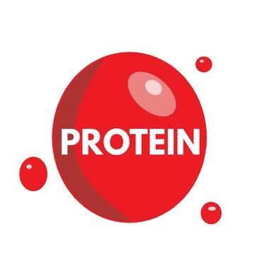 Protein molecule representation rd color substance  molecule compound  - 1 Stock Illustration