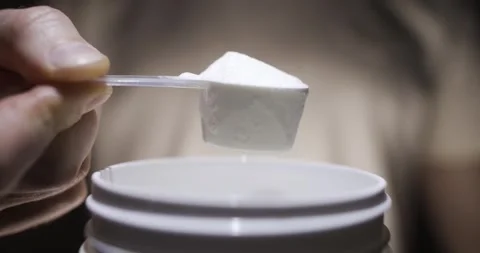 Protein powder Stock Footage 324535867