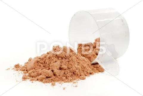 Protein powder Stock Photos
