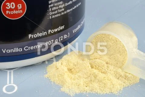 Protein powder Stock Photos