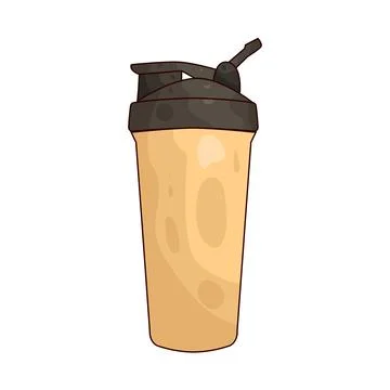 Protein Shake illustration Stock Illustration