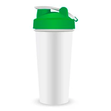 Protein shaker design template Stock Illustration