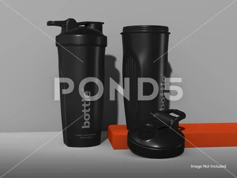 Protein Shaker Mockup PSD-sjabloon