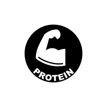 Protein simple thin line icon vector illustration Stock Illustration