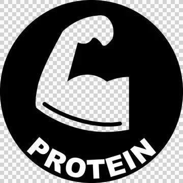 Protein simple thin line icon vector illustration Illustrazione stock