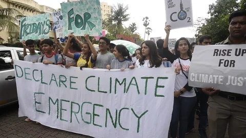 Protest against Climate Change Stock Footage 116742114