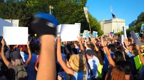 Protest against Dakota Access Pipeline  Stock Footage 67594529