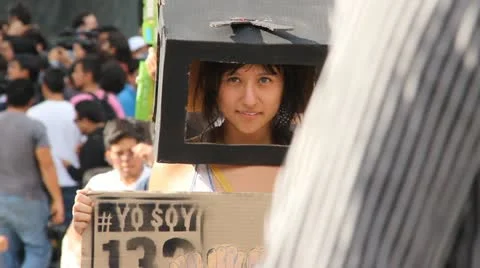 Protest against media Stock-Footage 11095677