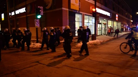 Protest against police brutality Stock Footage 101358938
