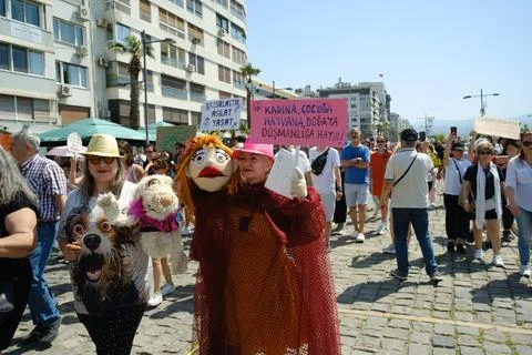 Protest Against Stray Dog Euthanasia Bill Stock Photos