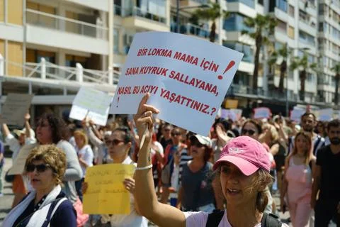 Protest Against Stray Dog Euthanasia Bill Stock Photos