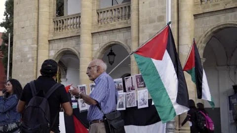 Protest, against war Palestine Stock Footage 273121806