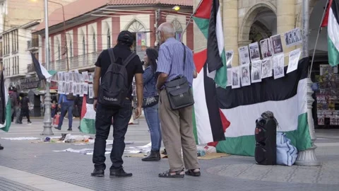Protest, against war Palestine Stock-Footage 273121807