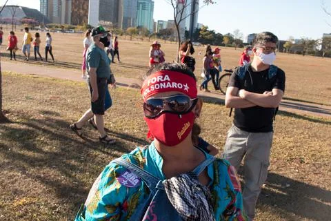 Protest in Brasilia Stock Photos