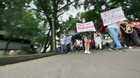 Protest Colombia 库存影片 157131804