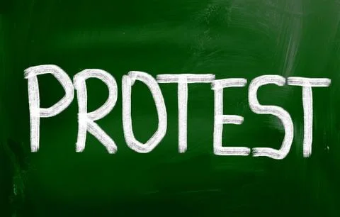 Protest concept Illustrazione stock