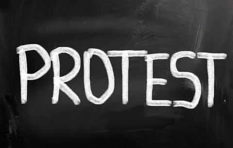 Protest Concept Illustrazione stock