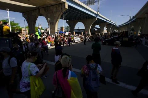 Protest Crowd Stock Photos