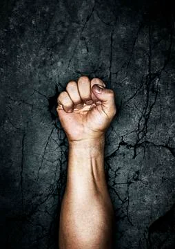 Protest fist Stock Photos