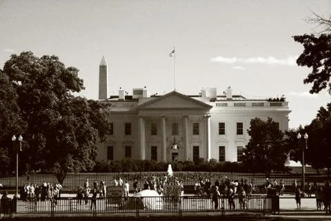 Protest In Front Of The White House Stock Photos