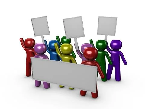 Protest Stock Illustration