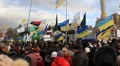 Protest meeting against Tax Codex, Maidan Nezalezhnosti, Kiev, Ukraine, November HD Footage