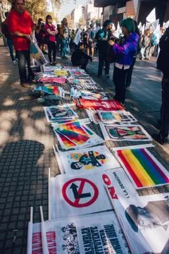 Protest Merchandise Stock Photos
