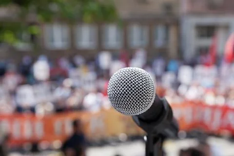 Protest. public demonstration. Stock Photos
