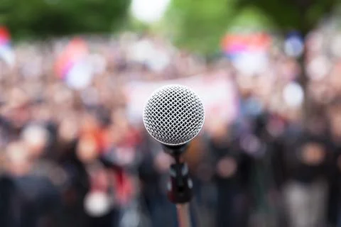 Protest. public demonstration. Stock Photos